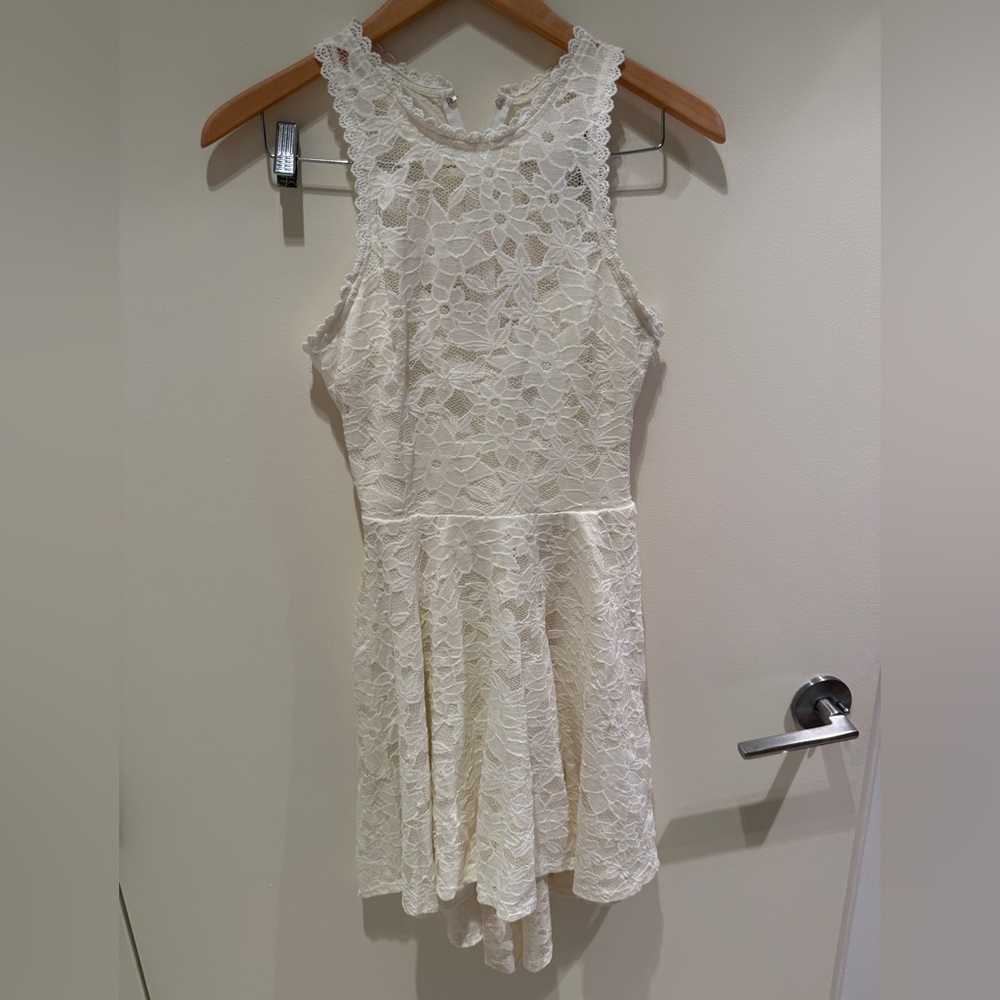 City Studio Lace Dress - White